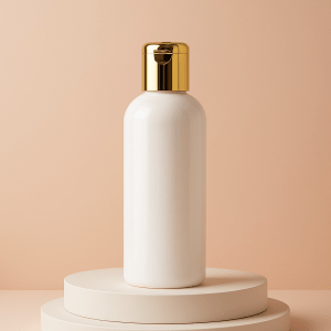 brown oil bottle with application bottle