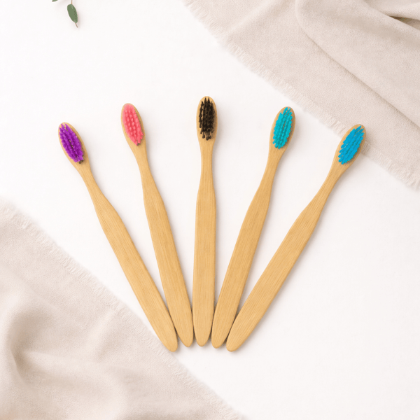 Kids Bamboo Tooth Brush Color