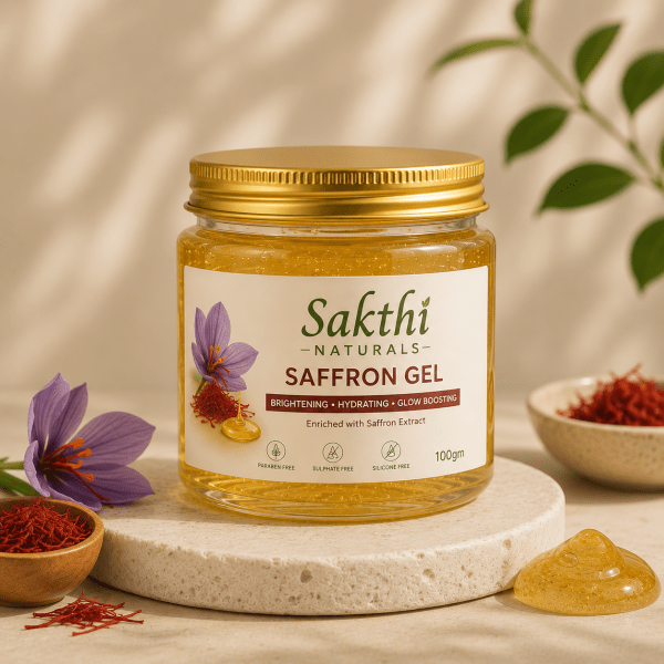 Saffron gel