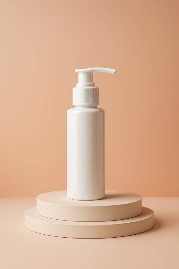 white Premium Pump Bottle 100gm